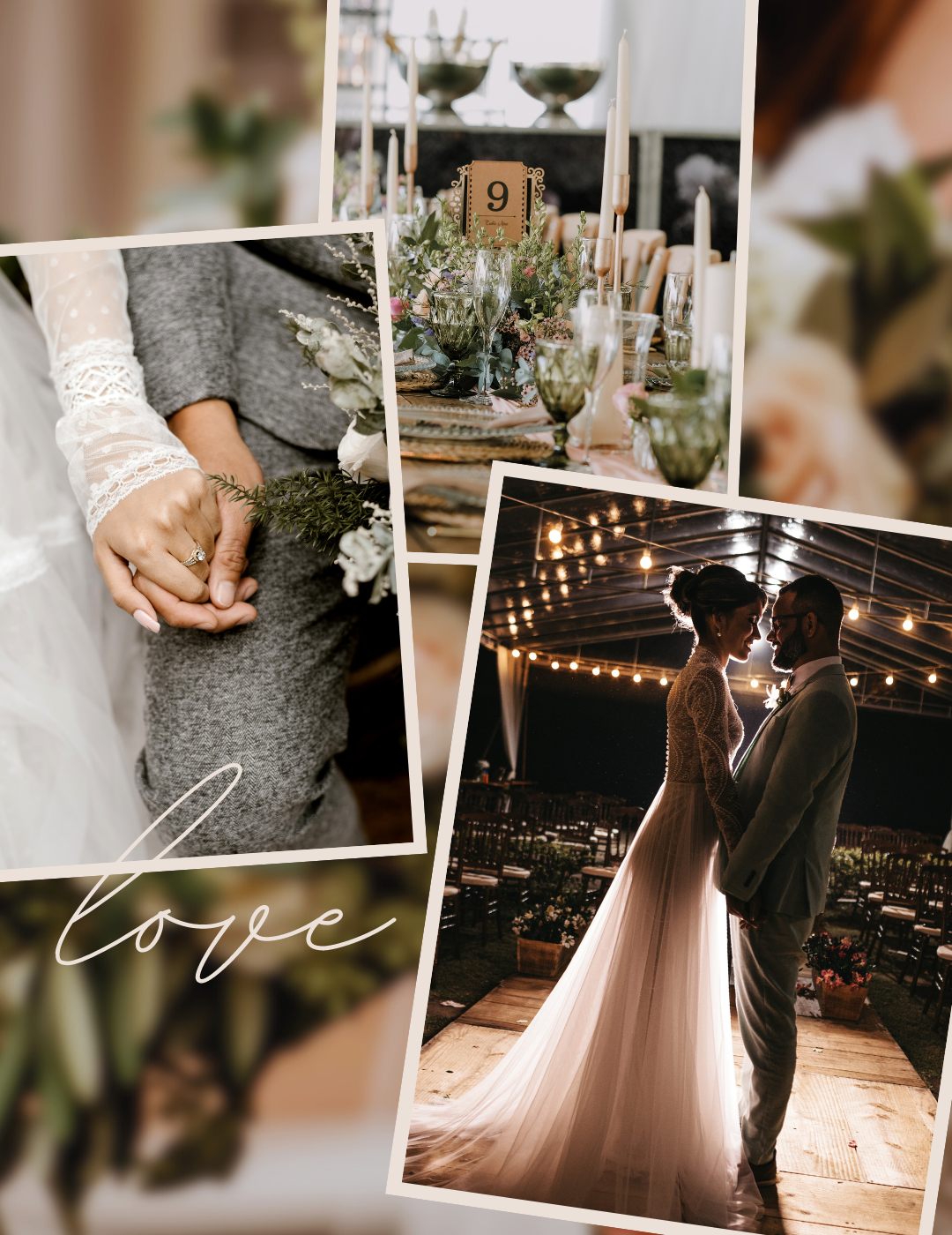 Wedding minimalist feminine photography instagram story